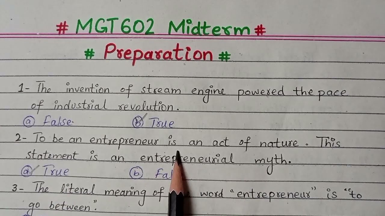 MGT602|| 75 Mcq's || Midterm preparation 2023||enjoy studies||