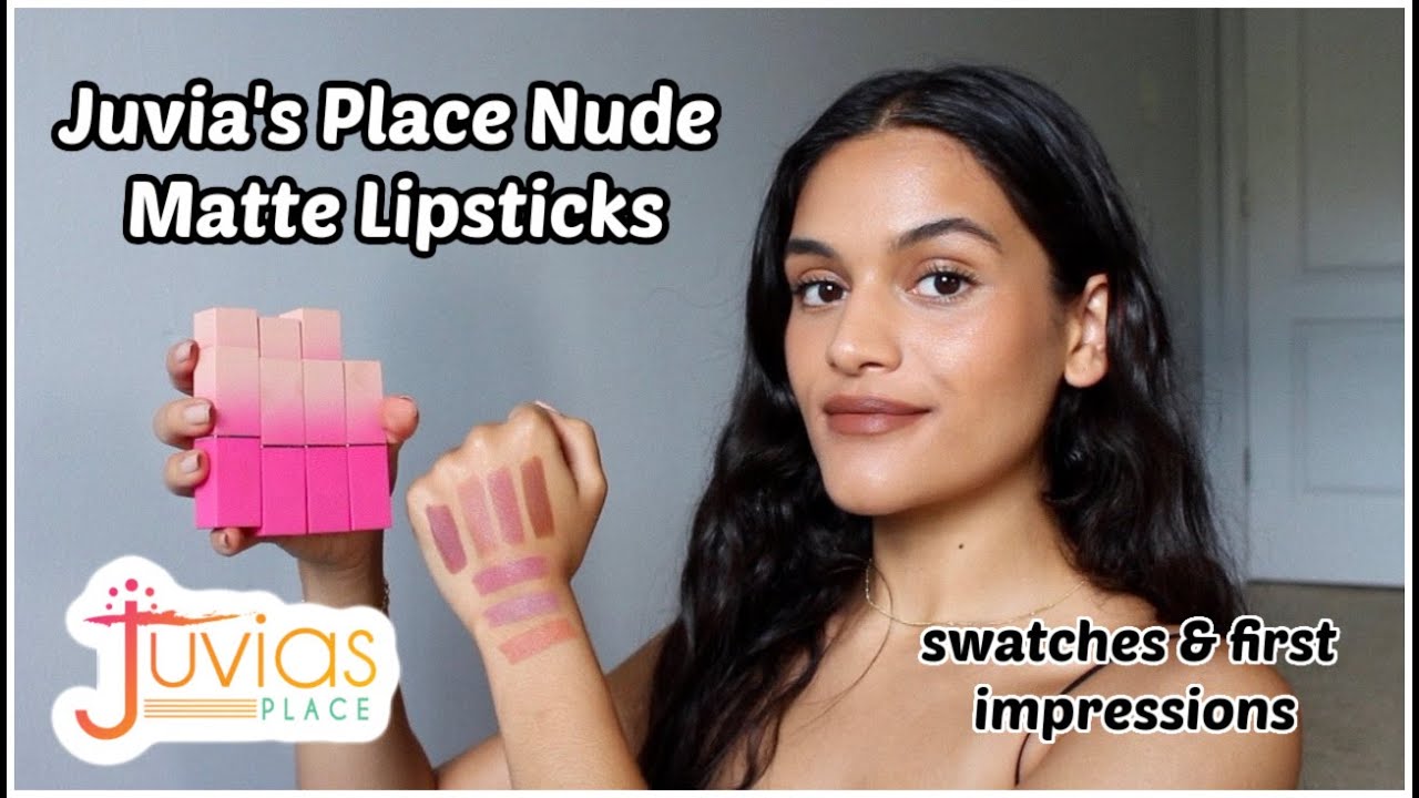 juvia's place nude matte lipsticks lip swatches & first impressions