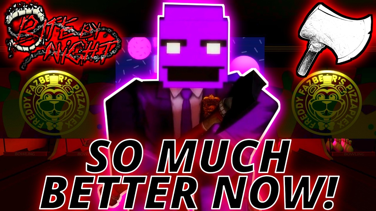 FNAF Bite by Night: NEW BUFFED Fighter Survivor Class Escape Compilation!