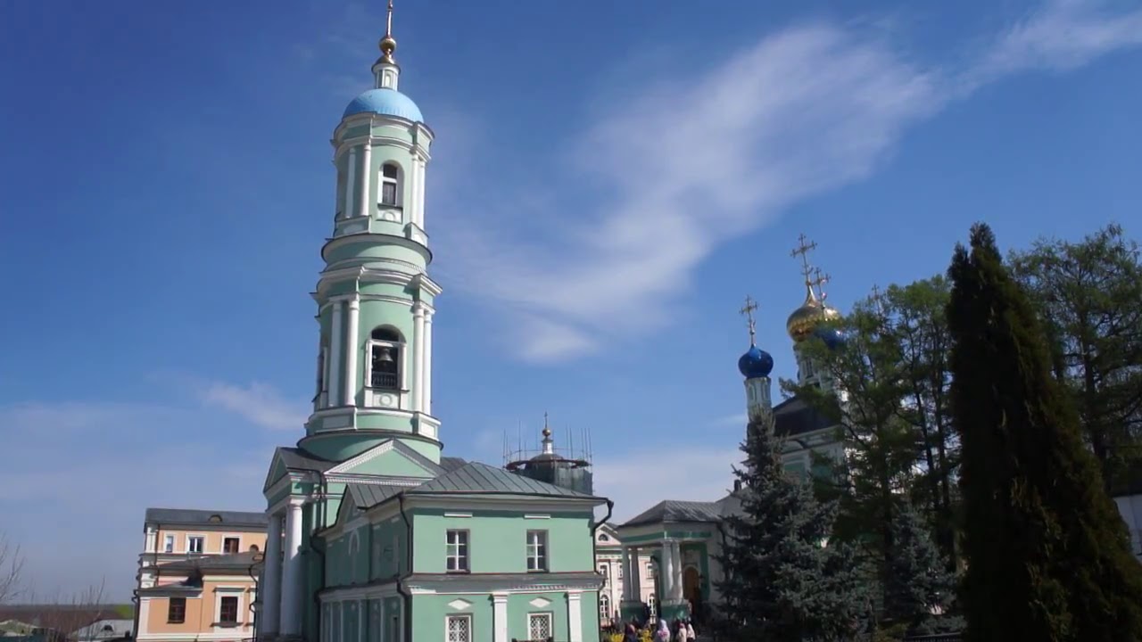 Звон на Литургию. Оптина пустынь на Пасху 2016 г.