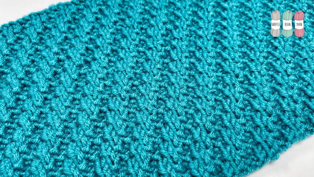 How to Knit the Diagonal Rib Stitch
