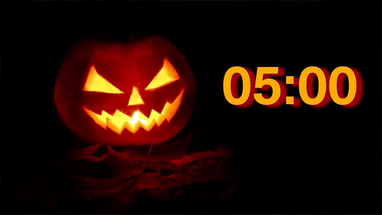 5 min - Halloween Pumpkin Countdown