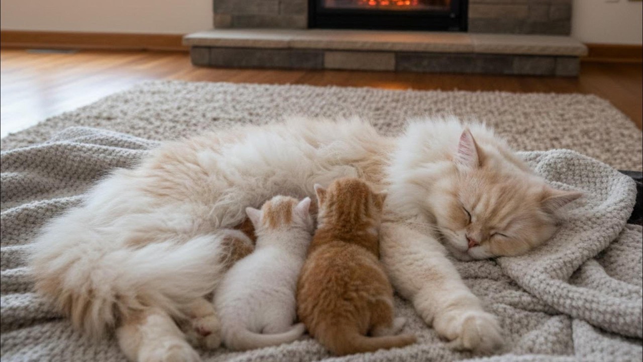 huzur dolu kedi mırıldaması