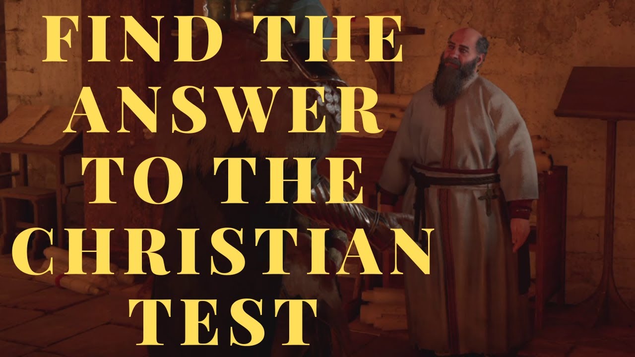 Assassin's Creed Valhalla - Find the answer to the Christian test / Return to the priest
