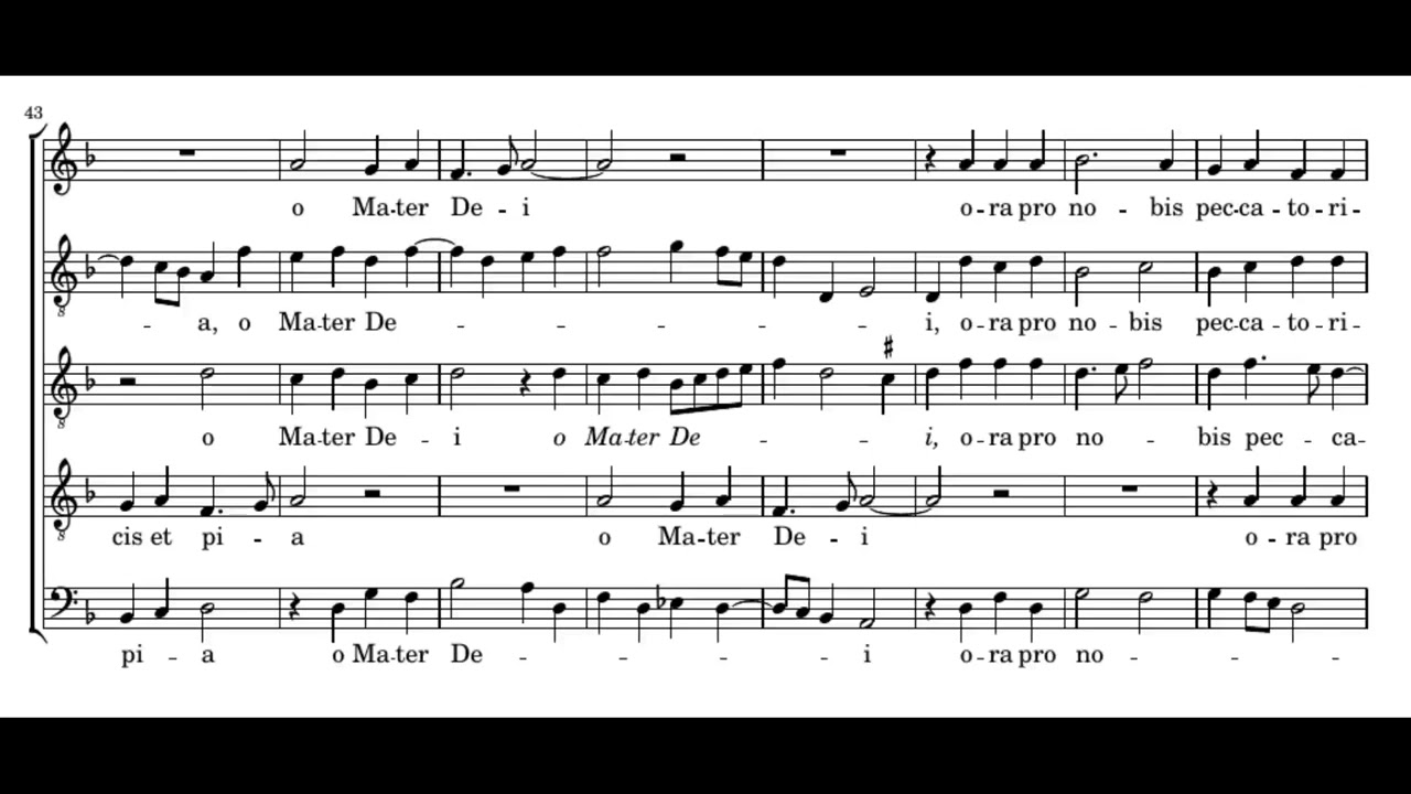 Morales: Ave Maria - Jachet de Mantoue