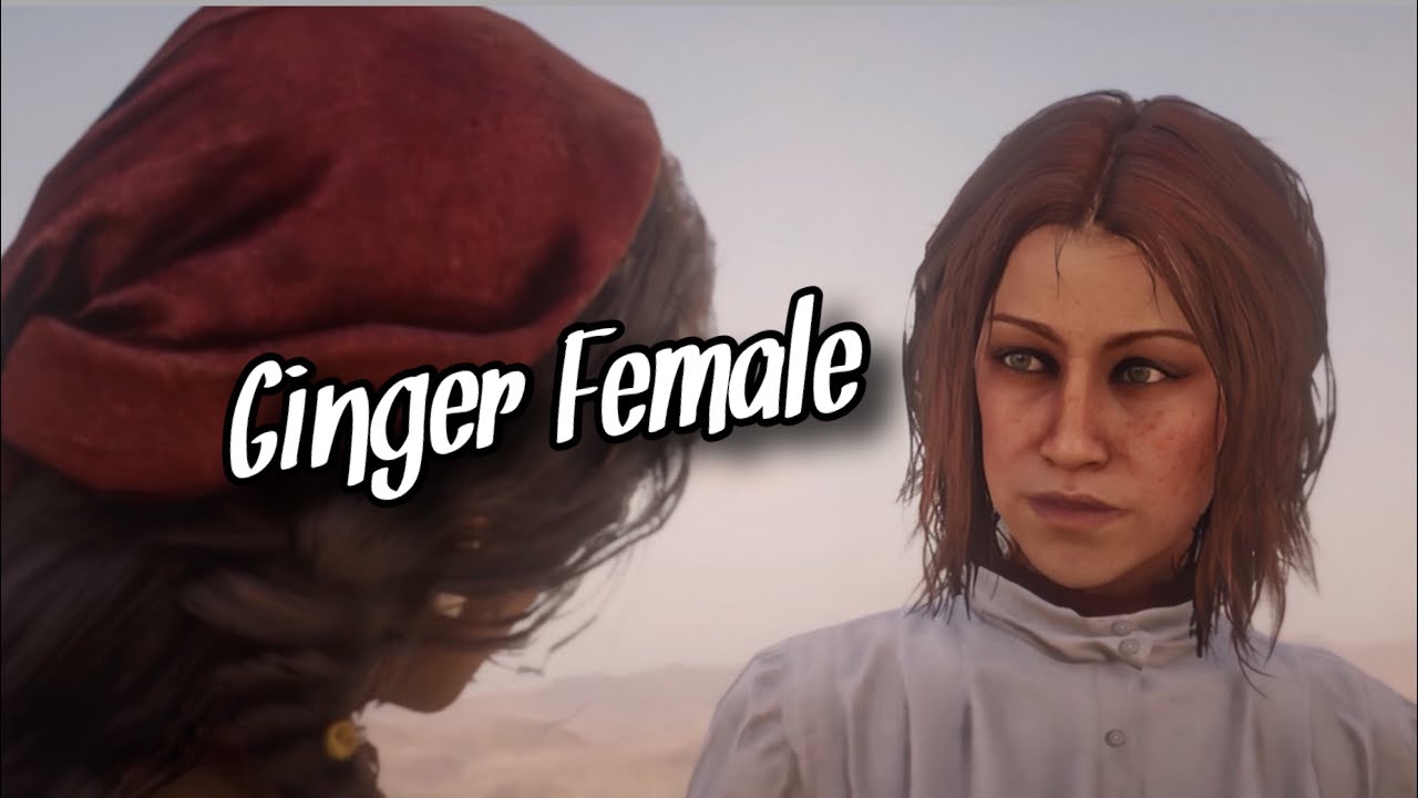 Red Dead Online Ginger Female Character Creation