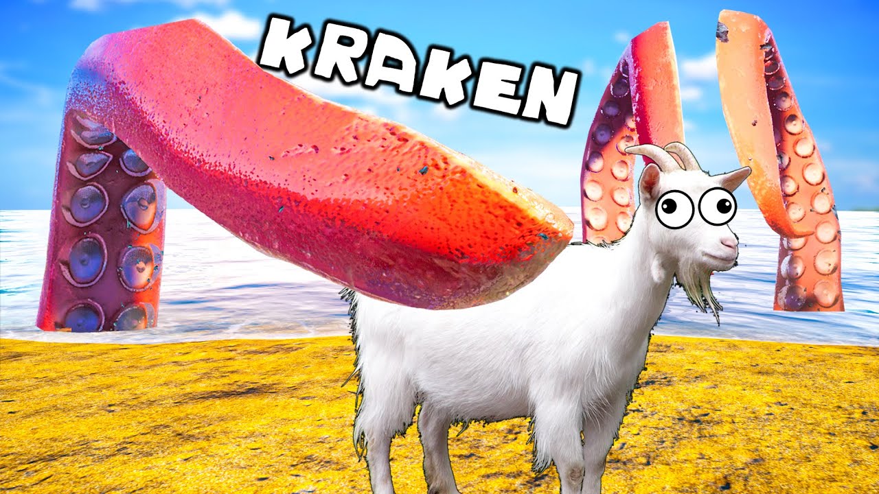 ❄️ KRAKEN MNIE PORWAŁ DO OCEANU!? | GOAT SIMULATOR 3