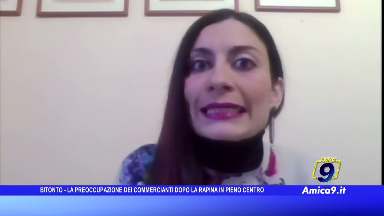 Bitonto, la preoccupazione dei commercianti dopo la rapina in pieno centro