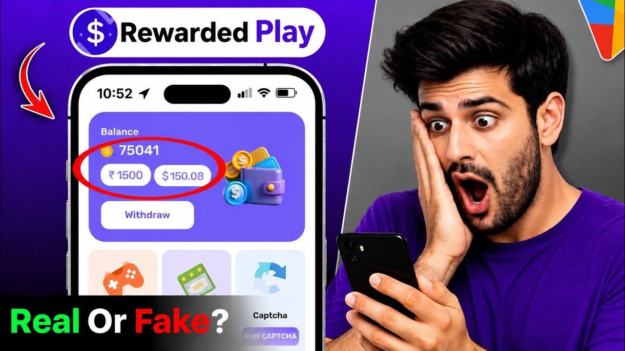 I Tried Rewarded Play app for Earning Money