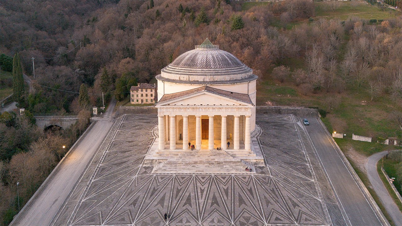 Canova Temple: Neoclassical Beauty from Above | DJI Mini 3