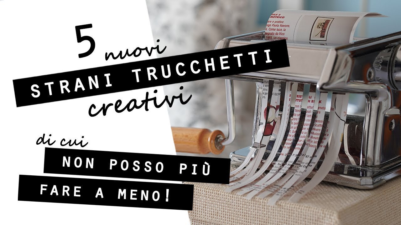 5 nuovi GENIALI TRUCCHETTI CREATIVI! Tante IDEE STRANE ma UTILI per i vostri progetti FAI DA TE