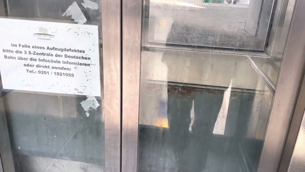 Janzhoff Aufzug mit außergewöhnlicher Störung am Bahnhof Dülmen