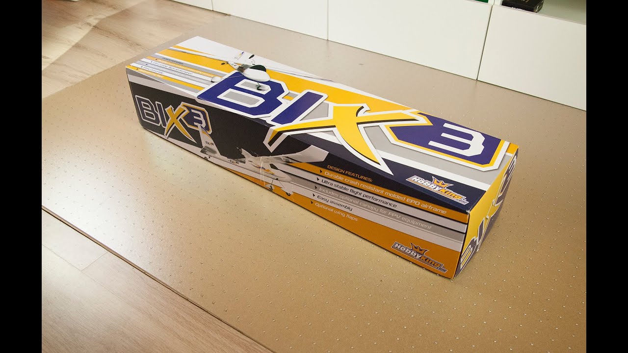 Hobbyking Bix3 - Unboxing! :)  With new studio light setup :)