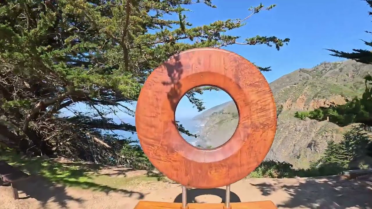 Klr 650 touring San Simeon and ragged point California // bald Eagles// insta 360 x 5 ￼￼