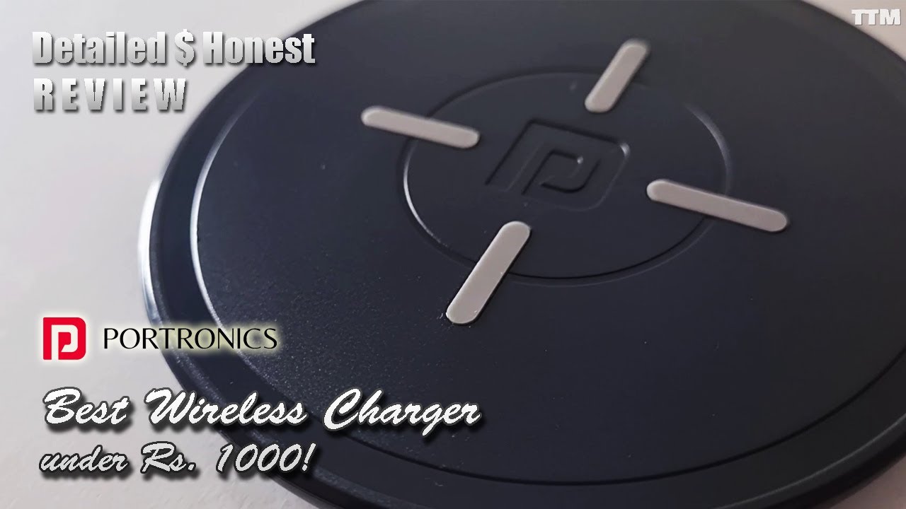 Portronics Freedom 2 Wireless 15W Fast Charger | Best for Samsung mobiles!