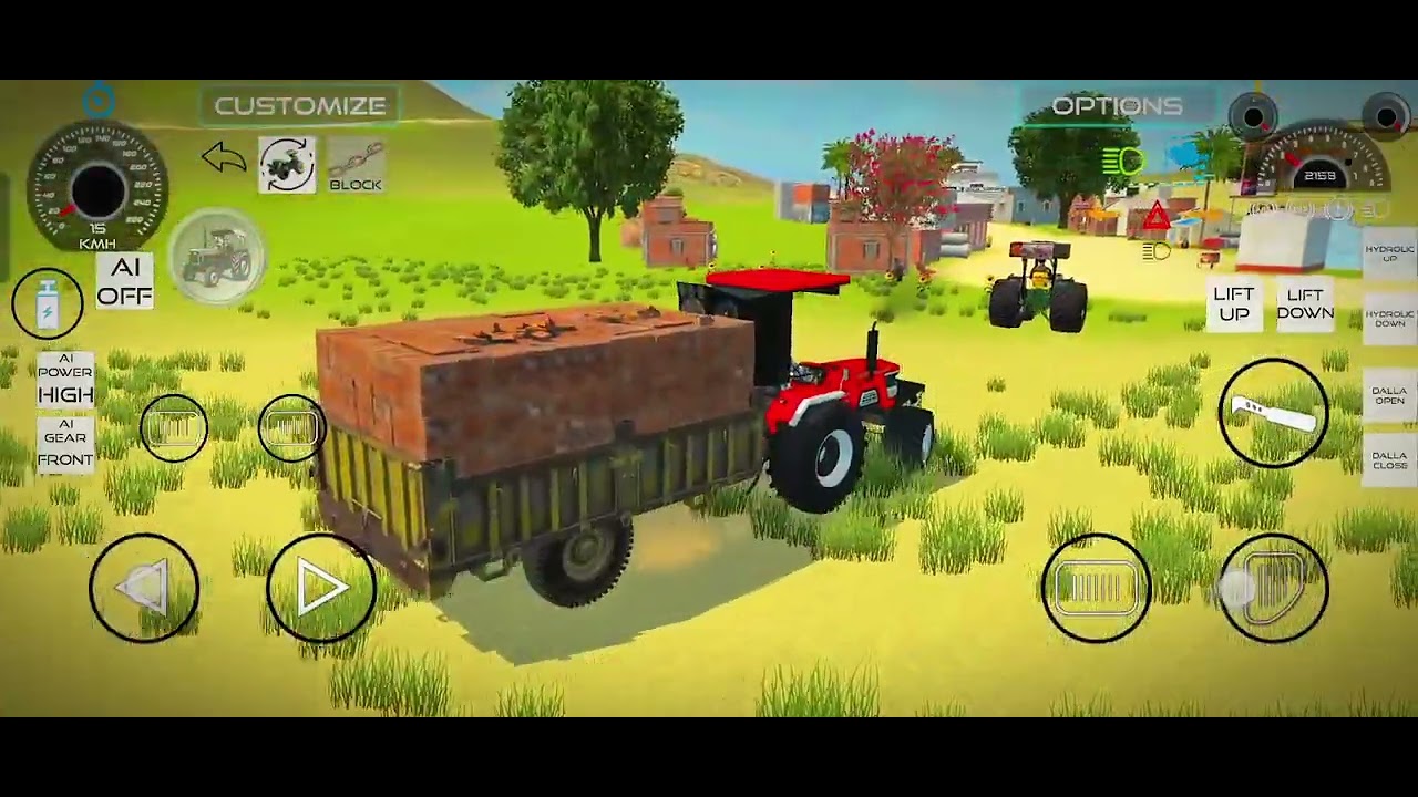 कीचड़ से ईट वाला/ टैक्टर को बाहर निकाला / Indian Vehicles Smluture Vehicle gameing.09 wale(PART.01)