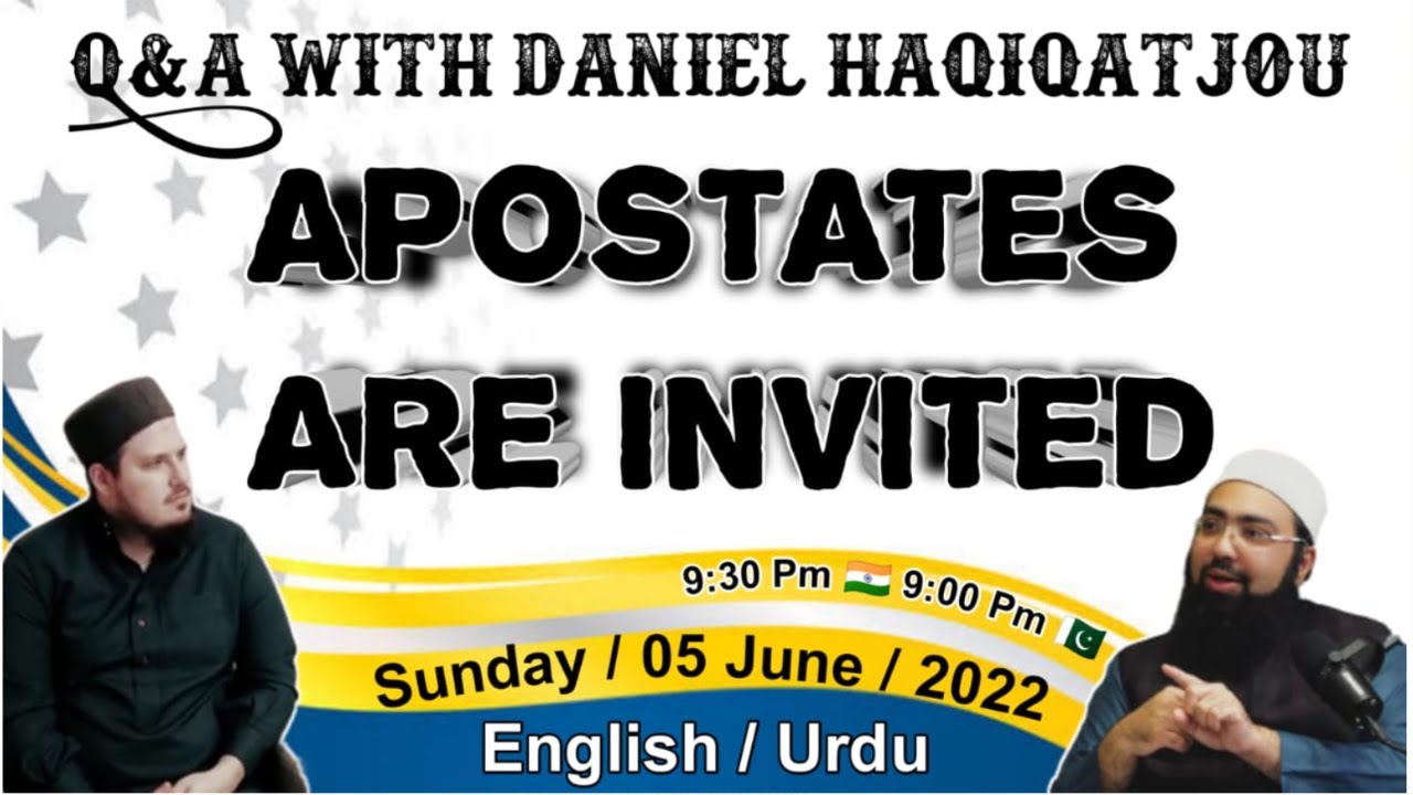 Sunday Live EP 23 | Apostates Are Invited | Mufti Yasir Nadeem al Wajidi | Daniel Haqiqatjou