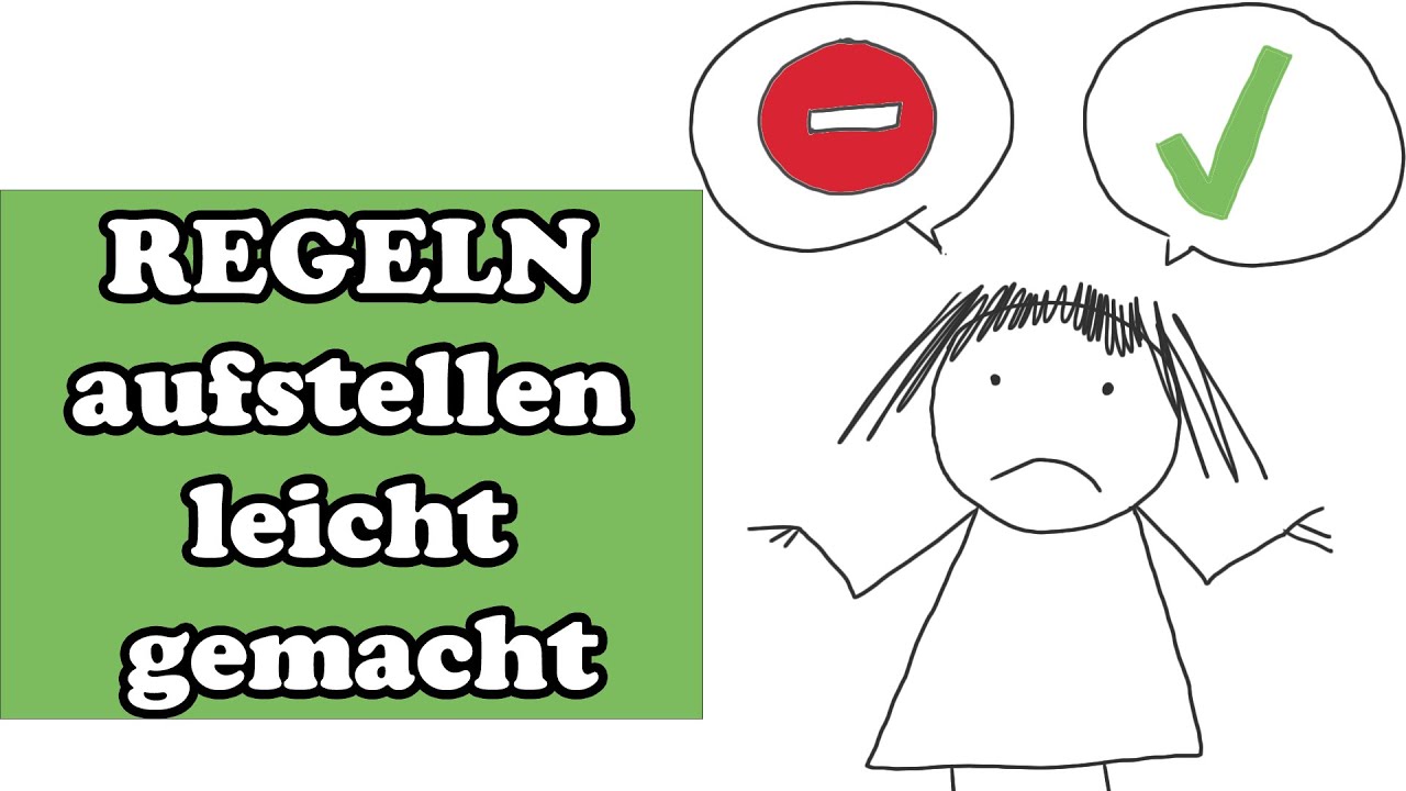 Grenzen und Regeln für Kinder/So einfach kann man sie finden!