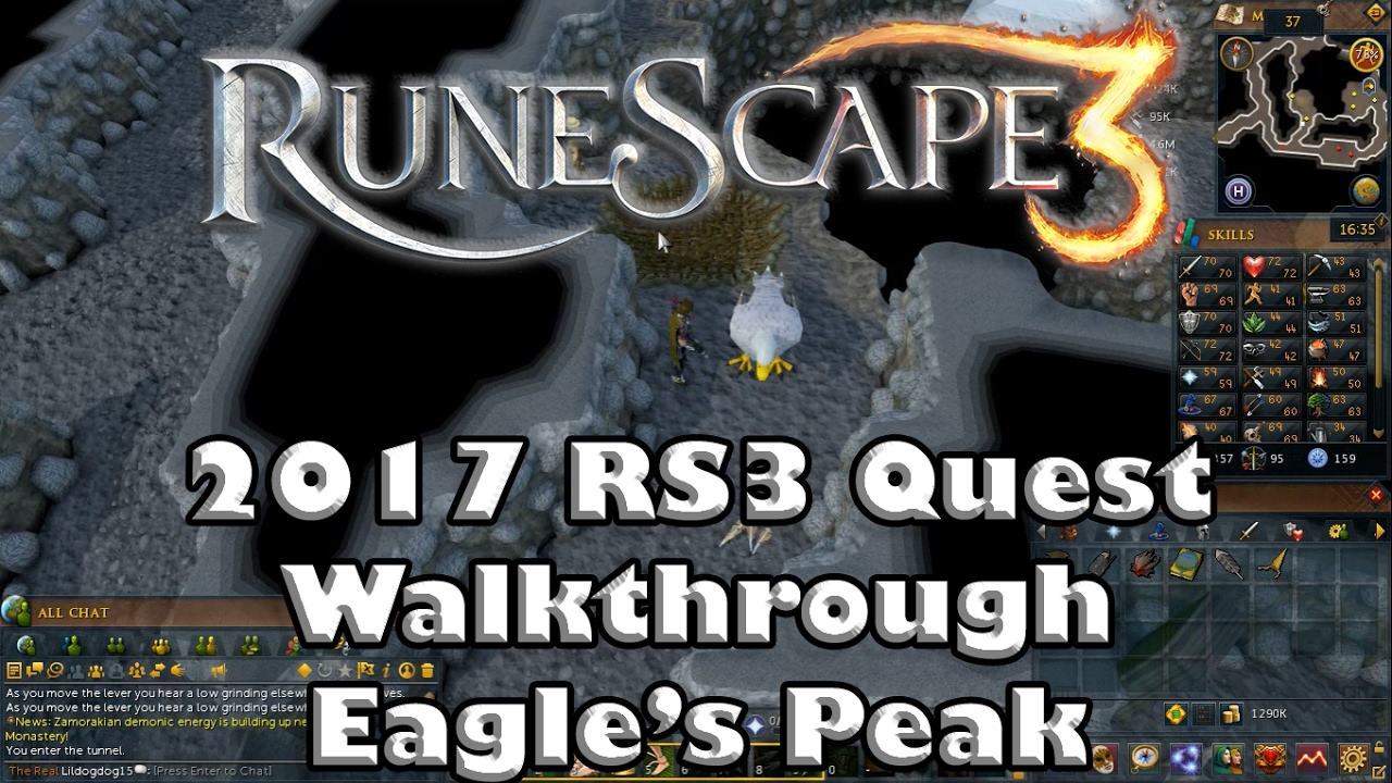 RS3 Quest Guide - Eagle's Peak - 2017(Up to Date!)