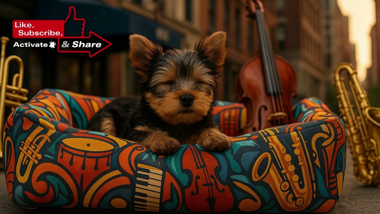 JAZZ MUSIC TO SLEEP AND RELAX PETS 6 8
