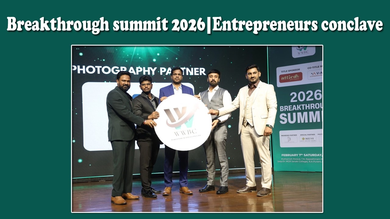 Breakthrough summit 2026|Entrepreneurs conclave| Shiva Mathivanan|Santhosh Kumar|AttoTamilarasan