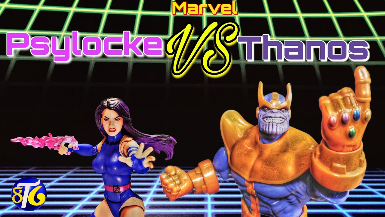 Unboxing/Review Marvel Legends: Psylocke vs Thanos (Hasbro Gamerverse)