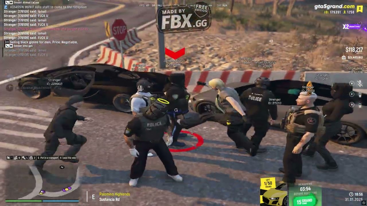 LSPD Going on FIB Spec Operation. First is going Ghetto Patrolling And Gang Raid Next BM Raid GTA 5