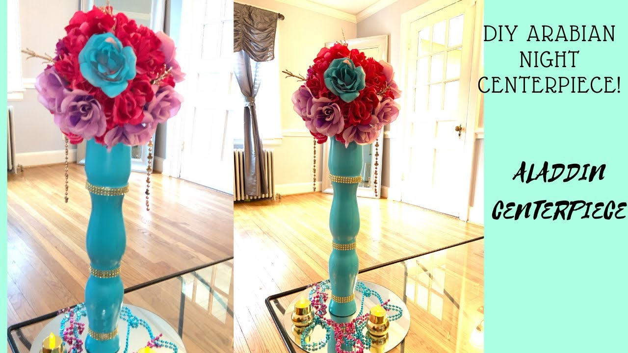 How to make Arabian night Centerpieces/DIY Wedding Tutorial