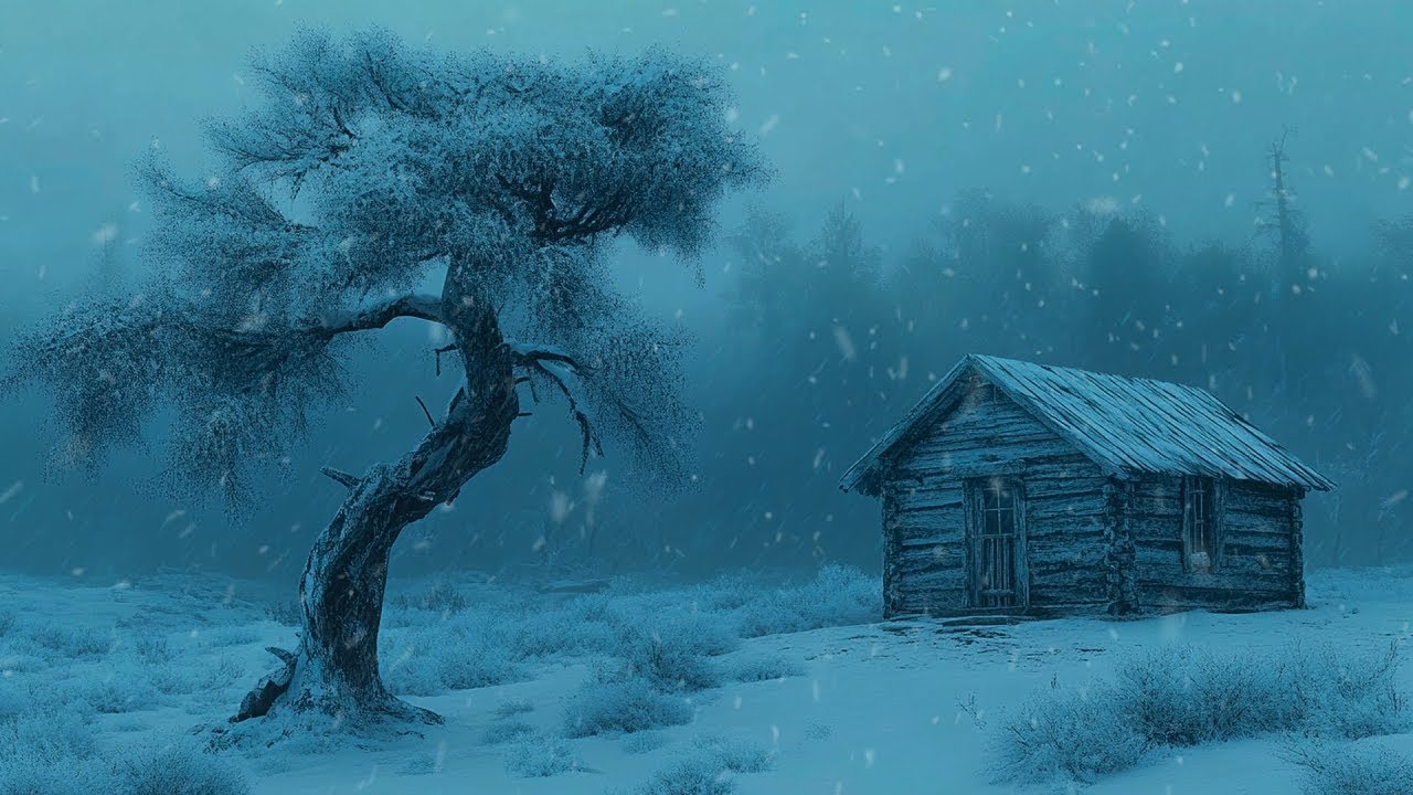 Extreme Snowstorm Howls & Fierce Blizzard Winds | Cozy Winter Ambience to Fall Asleep, REDUCE STRESS