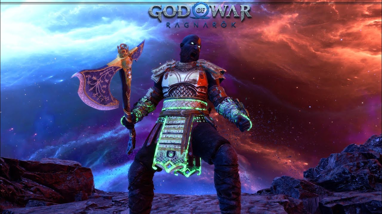 God Of War Ragnarök: Who are we? We who travel the nine realms in search of our better selves.