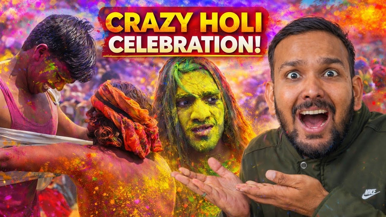 Holi 2026 Crazy Celebration | Reel Holi Vs Real Holi 