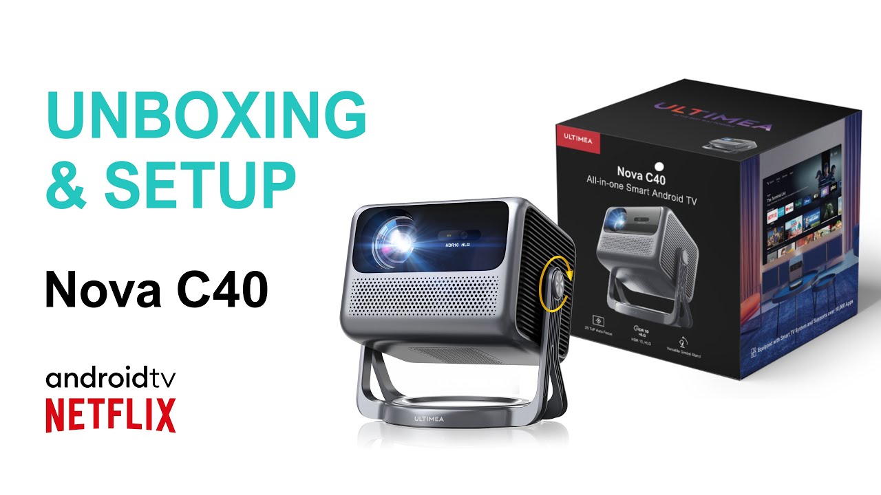Nova C40 Projector/Unboxing and Operation Tutorial Video 🎥