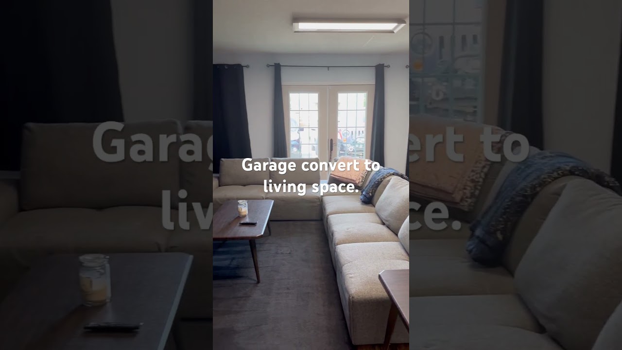 Garage conversion to living space!#cantonment #flliving #pcsing #NAS #pensacola