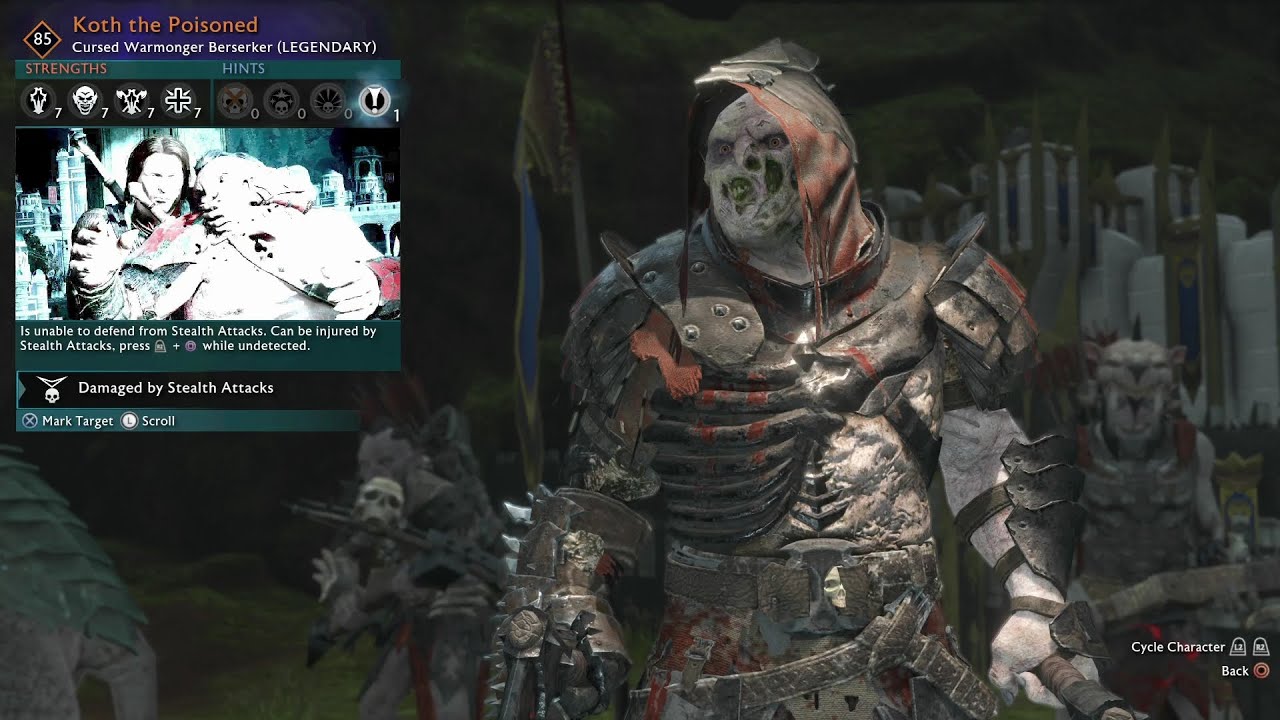 Necromancer Machine Blight.  -  Shadow of war 　[PS4＆PS5]