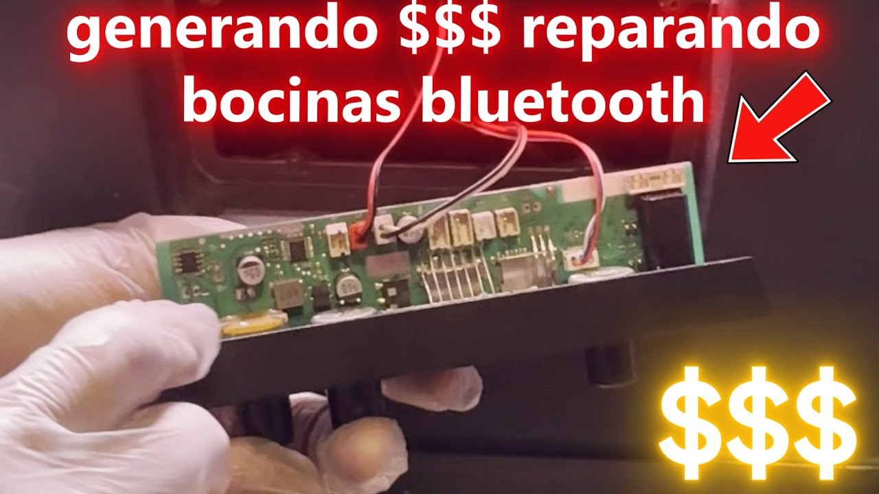 COMO REPARAR BOCINA BLUETOOTH  QUEMADA LA PLAQUITA DE AUDIO (bosina portable no enciende, no audio)