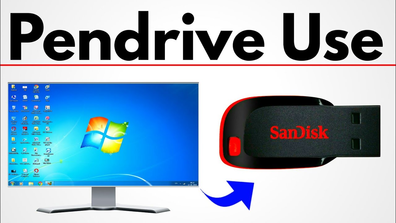 How To Use Pendrive In Computer | Computer Me Pendrive Kaise Use Kare