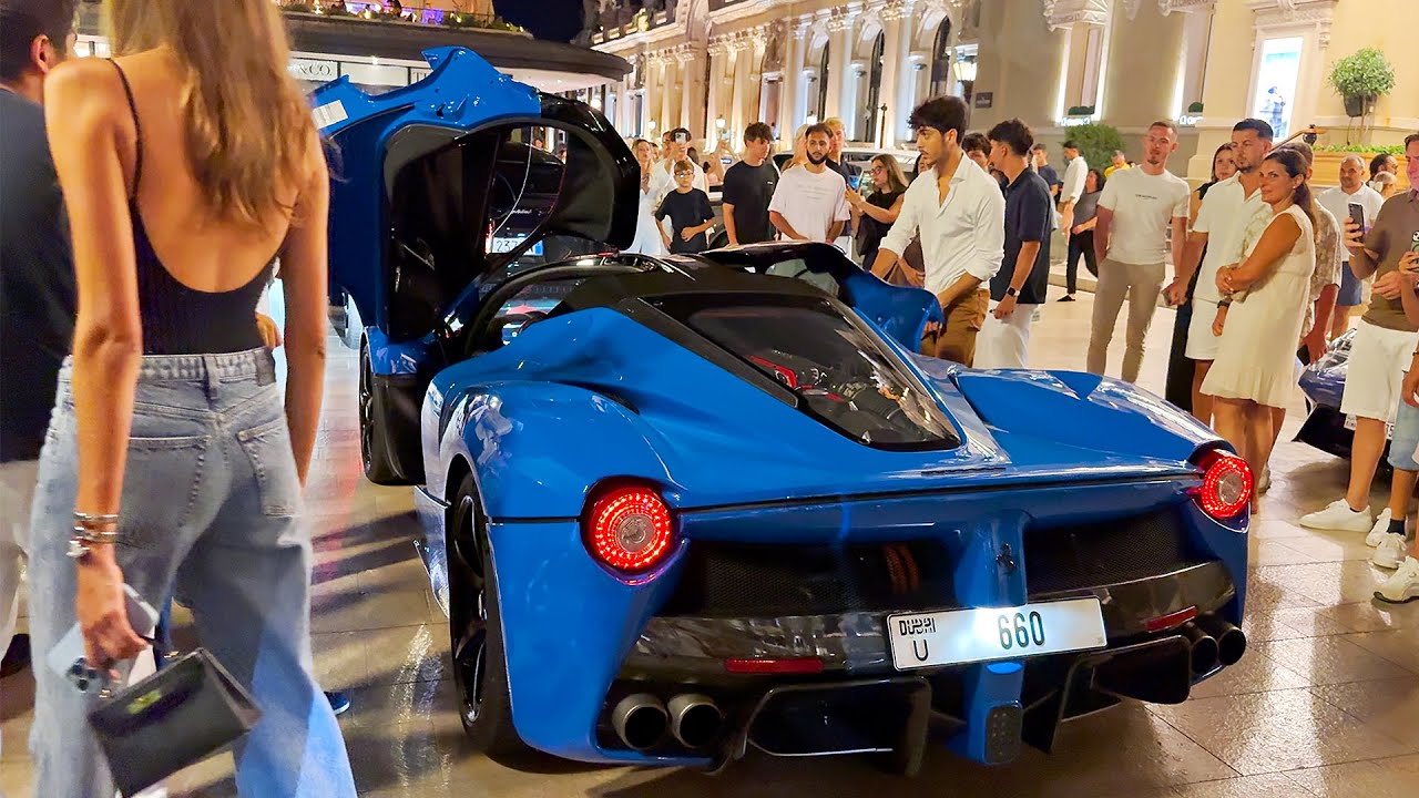 SUPERCARS Nightlife in Monaco Summer 2024