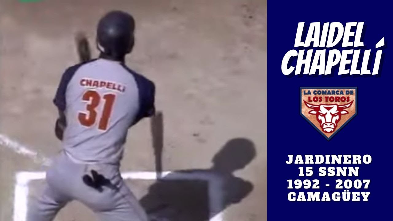 Laidel Chapelli. Jardinero. Equipo Camag&uuml;ey. PELOTA CUBANA