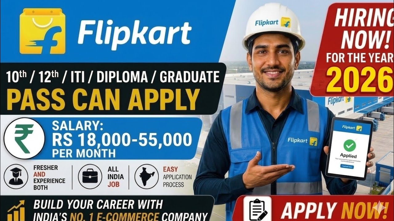 🚀 Mega Hiring 2026: Flipkart Job Vacancies Open! Apply Now! 🔥Urgent Openings at Flipkart (June2026)💼