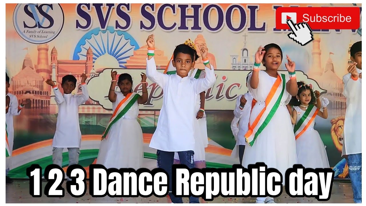 1 2 3 Song dance for Republic day 2026 🇮🇳🪷 #republicday #svsschool 