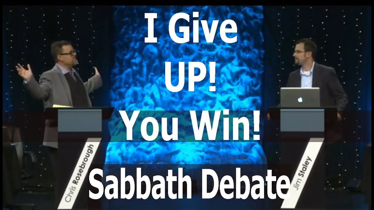 The Point Chris Rosebrough Concedes Jim Staley Is Right About The Sabbath Debate