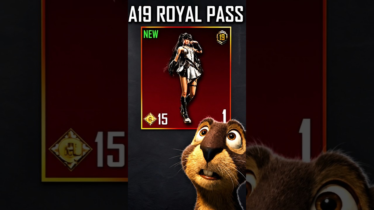 4.4 update New A19 Royal Pass rewards 😍.....#pubgmobile #pubg