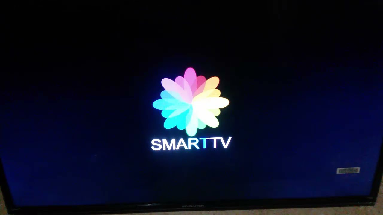 إصلاح  تلفاز متوقف على الشعار  revolution w 40 led tv software