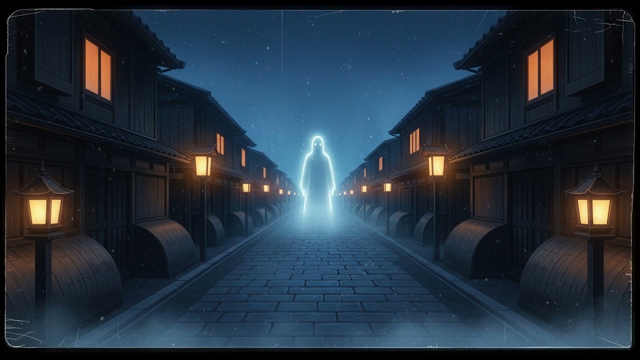 Ghostly Japanese Night — 1 Hour Loop | Japanese Music Horror