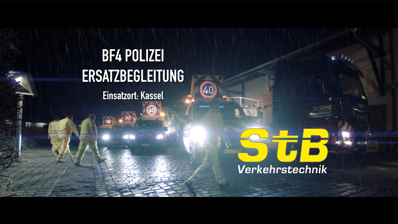StB Verkehrstechnik GmbH - BF4 Einsatz Schwertransportbegleitung Kassel