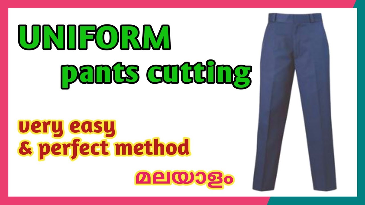 Boys uniform pants cutting/Pant cutting well explained video