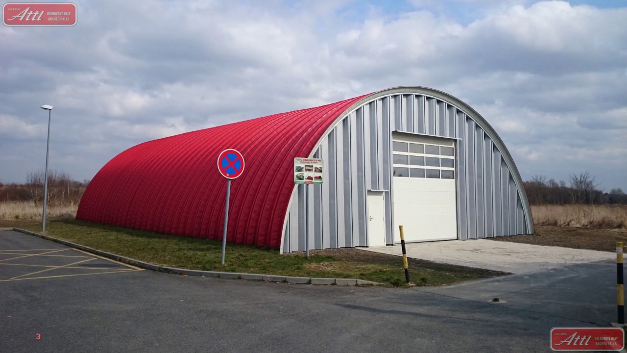 Attl Samonosné obloukové haly a střechy K-SPAN | Self-supporting arched halls and roofs K-SPAN