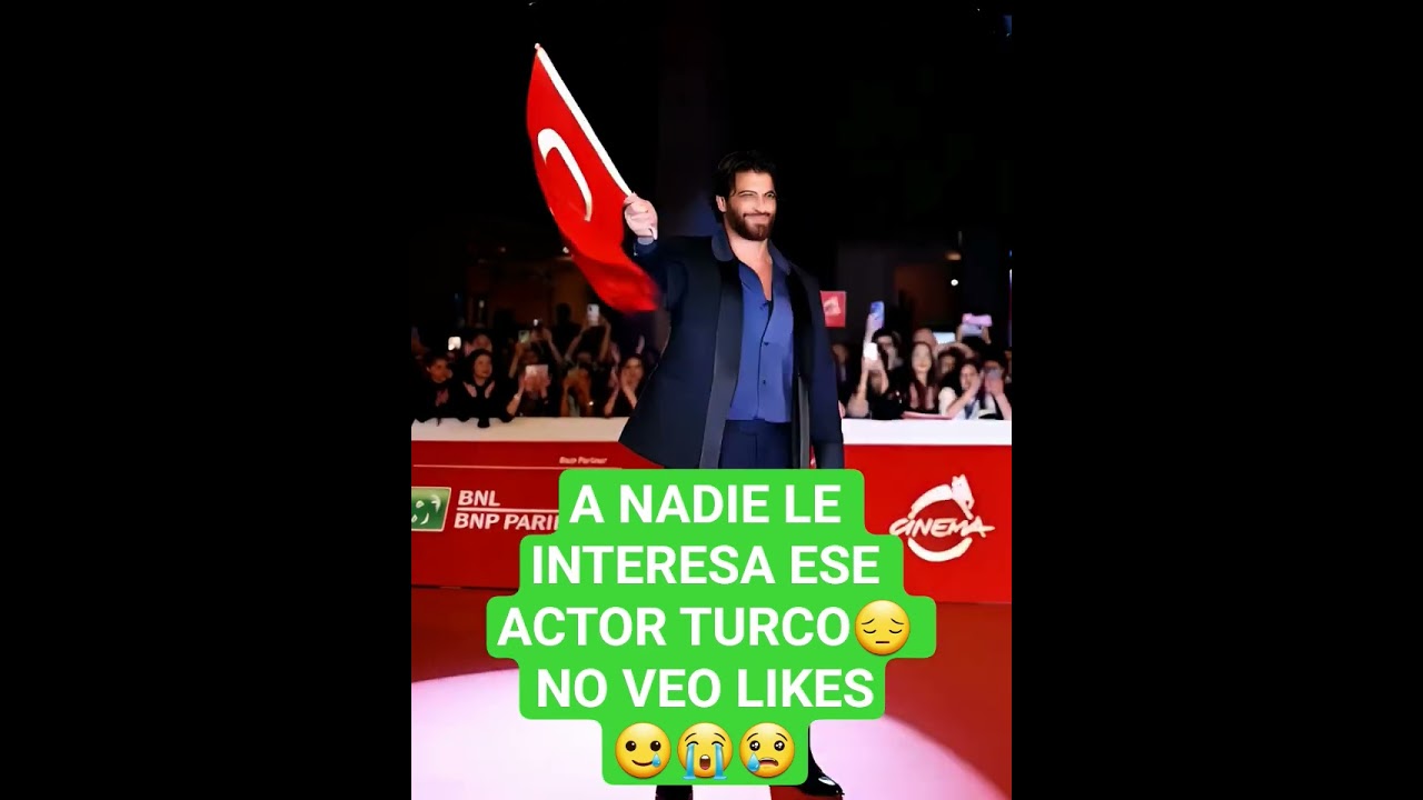 CAN YAMAN ES UN ACTOR TURCO Y TRABAJA EN ITALIA Y ESPAÑA 