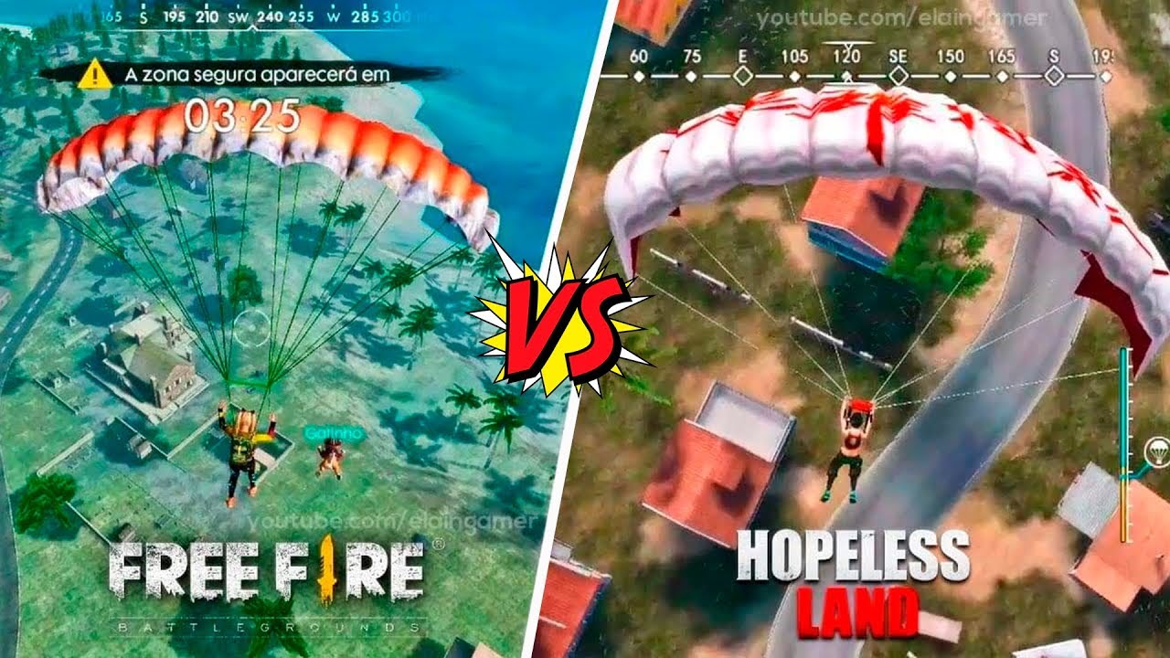 Garena Free Fire vs. Hopeless Land | Comparison 2019