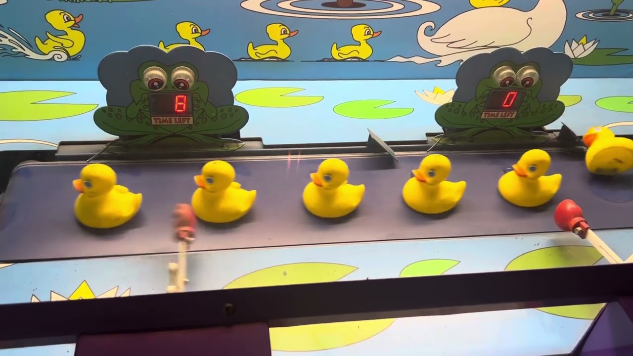 ice 2000 wacky ducks arcade at Salem Willows arcade￼